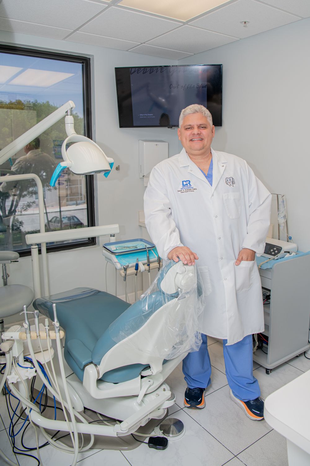 Dr. Ramon Rodriguez, DMD, in a clinical treatment room